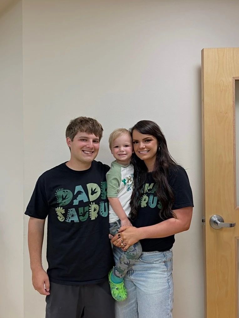 Rich with his family